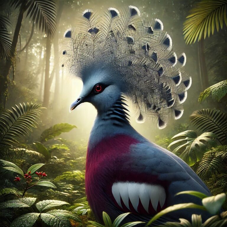 Victoria Crowned Pigeon, The Regal and Majestic Beauty of the Bird World