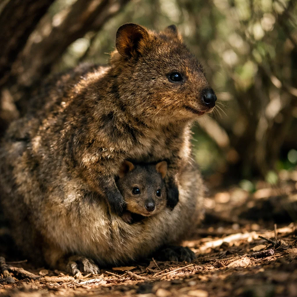 Quokka Serenity Under Trees, Petnarianpets