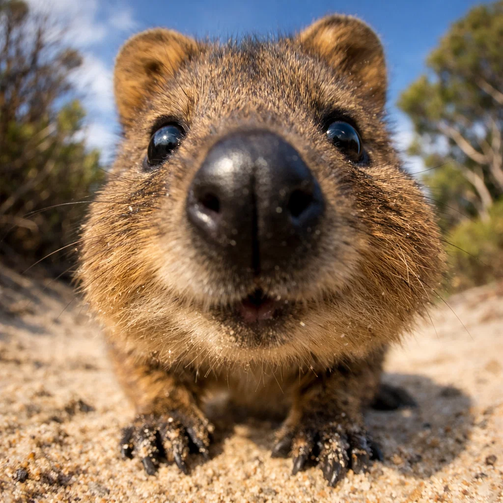 Quokka Close-Up Curiosity, Petnarianpets