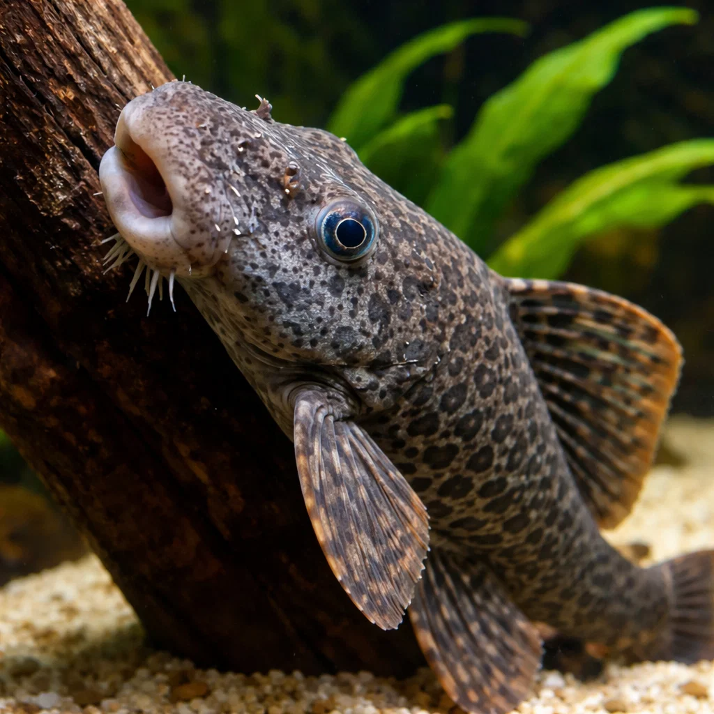 Suckermouth catfish, Hypostomus plecostomus, Suckermouth catfish petnarianpets, petnarianpets.